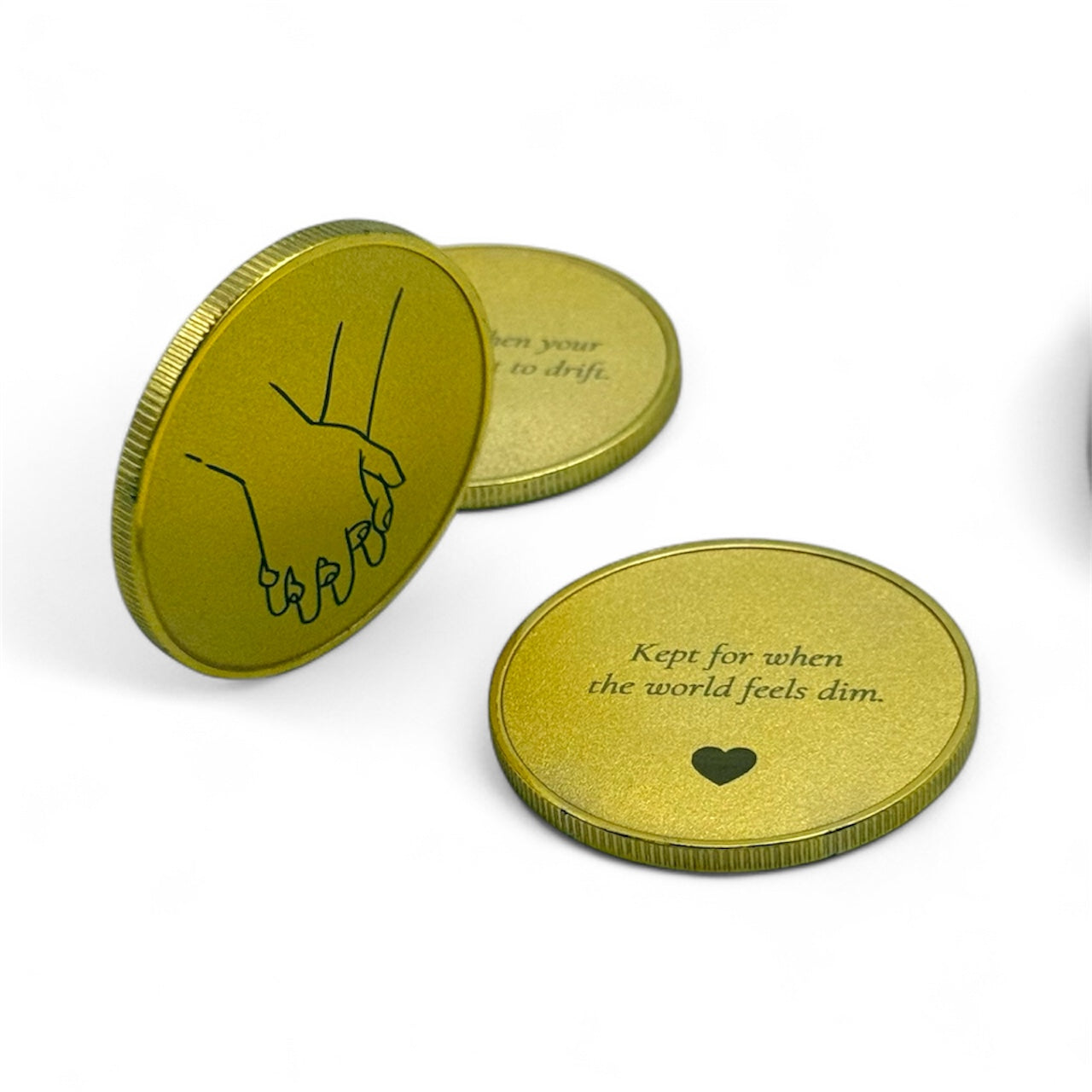 Kept Coins – Sealed Keepsake Coin Keychain Gift Set (The Connected Pack)