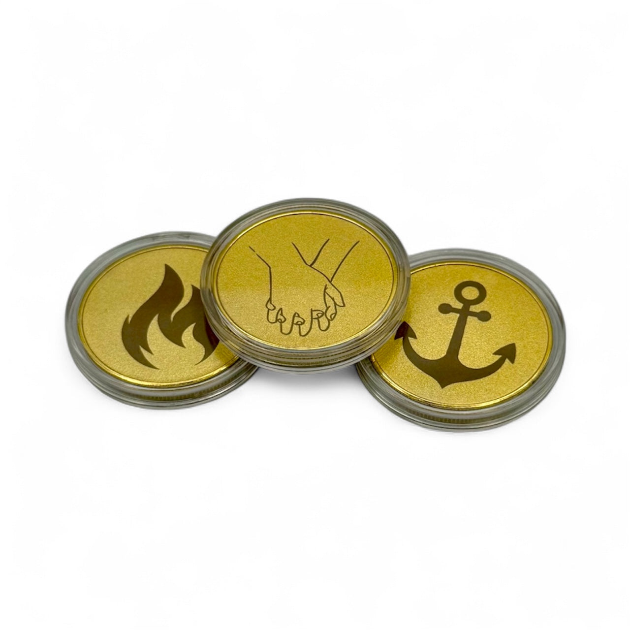 Kept Coins – Sealed Keepsake Coin Keychain Gift Set (The Connected Pack)