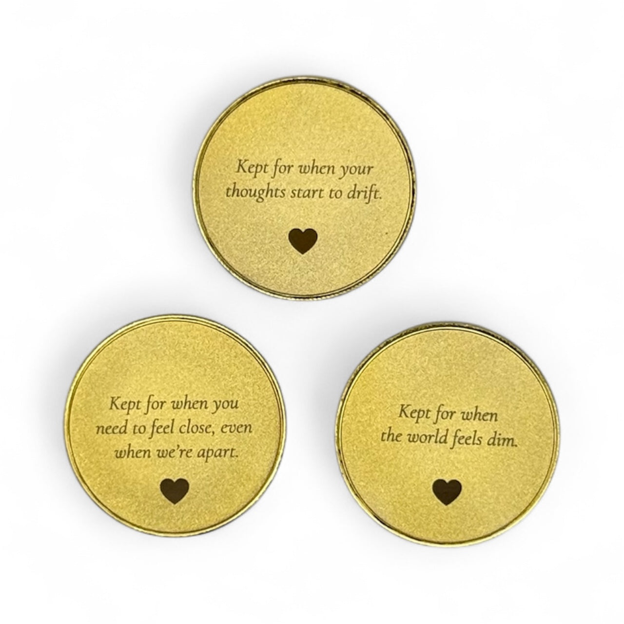 Kept Coins – Sealed Keepsake Coin Keychain Gift Set (The Connected Pack)
